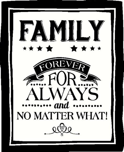 Family Forever wall sticker, vinyl decal | The Wall Works