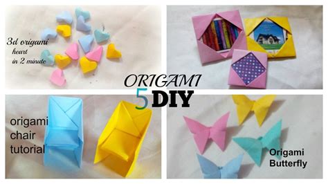 5 Minute Crafts To Do When You're BORED! 5 Quick and Easy DIY Ideas! Amazing Origami DIY & craft ...