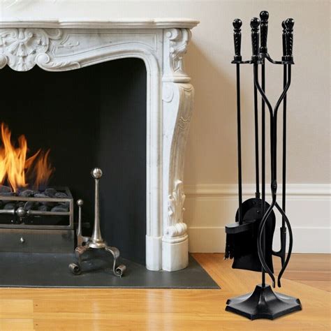 5 PCS Fireplace Tools Set with Stand 69318542 | in Ipswich, Suffolk | Gumtree