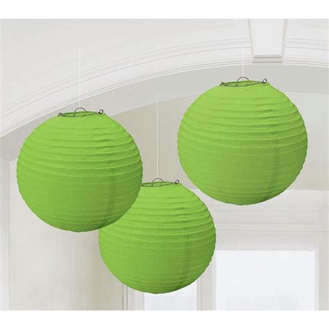 Lime Green Round Paper Lanterns 3 | Paper lantern decor, Paper lanterns, Round paper lanterns