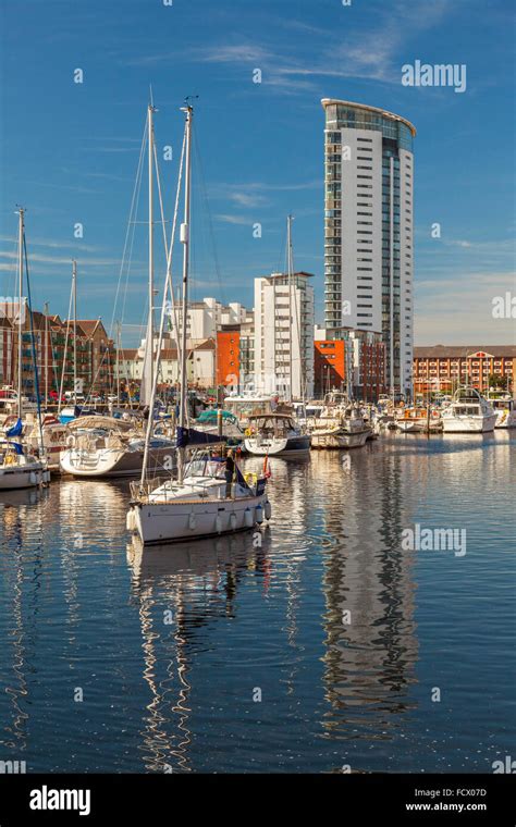 SWANSEA MARINA, SWANSEA, WALES, U.K Stock Photo - Alamy