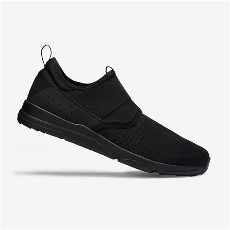 PW 160 Slip-On men's Fitness walking shoes - black