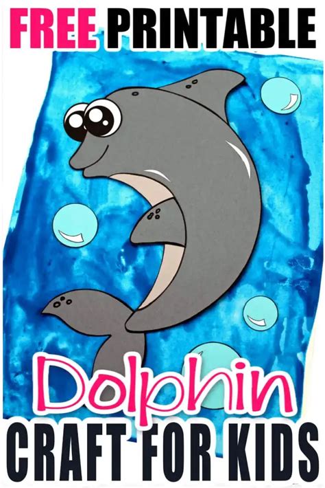 Free Printable Dolphin Craft for Kids – Simple Mom Project