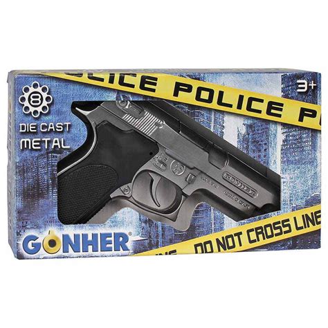 Cpa toy Police Gun 8 Silver Shots Multicolor | Kidinn