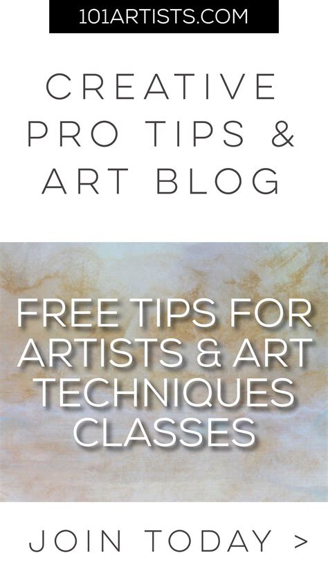 FREE TIPS FOR ARTISTS & ART TECHNIQUES CLASSES | Art techniques, Free tips, Artist art