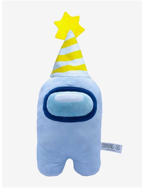 Among Us White Party Hat Crewmate Plush | Hot Topic