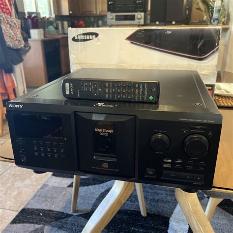 Sony CDP-CX300 CD Changer MEGA Storage 300 CD NEW Belts W/ Remote ...