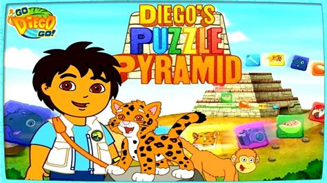 Go Diego Go: Diego's Puzzle Pyramid Gameplay | Kids Games Online Videos - YouTube