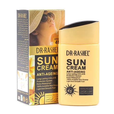 DR RASHEL sunscreen Anti ageing whitening UV Radiation sun protection face body cream protetor ...