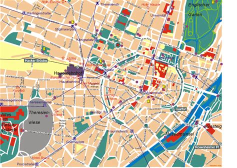 Deutschlandkarte blog: München Stadt Karte Bilder