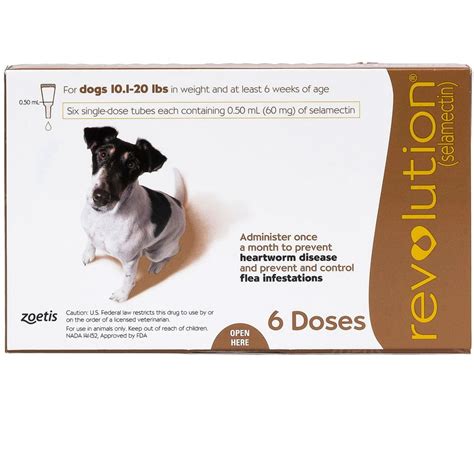 Revolution for Dogs, 10.1-20 lbs (6 Doses) | On Sale | EntirelyPets Rx