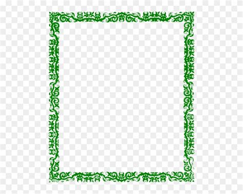 Green Line Border Clip Art