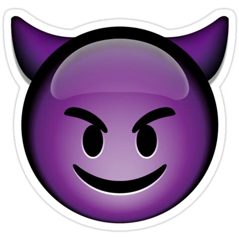 "Devil Emoji" Stickers by SuperFluff | Redbubble