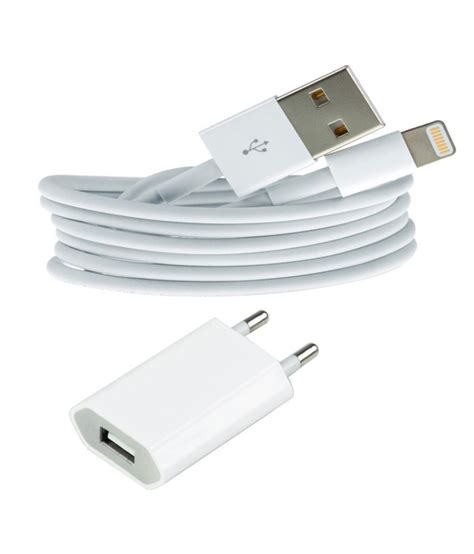 Havein USB Charger For Apple iPhone 5, 5s, 6 And 6s - White - Chargers ...