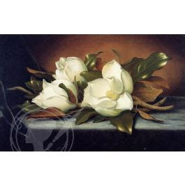 Giant Magnolias by Martin Johnson Heade Reproduction For Sale | 1st Art Gallery