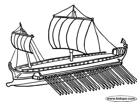 Roman Ship coloring page | C1 Week 11 | Pinterest | Coloring pages, Coloring and Colors