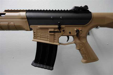 TYPHOON DEFENSE X-12 SEMI AUTOMATIC AR 12 GAUGE SHOTGUN, FDE Brand New | Used Guns