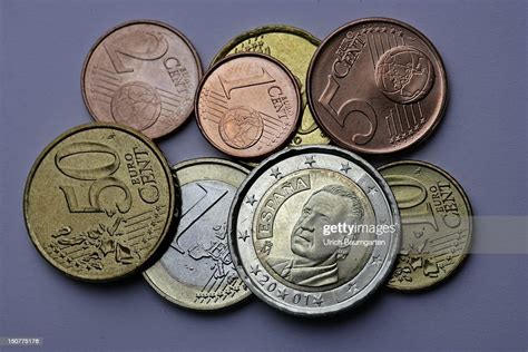 Spanish euro coins News Photo - Getty Images