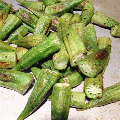 Roasted Okra Recipe | Recipe in 2022 | Roasted okra, Okra recipes ...