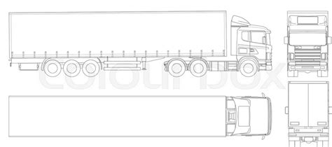 Truck Side View Drawing at PaintingValley.com | Explore collection of Truck Side View Drawing