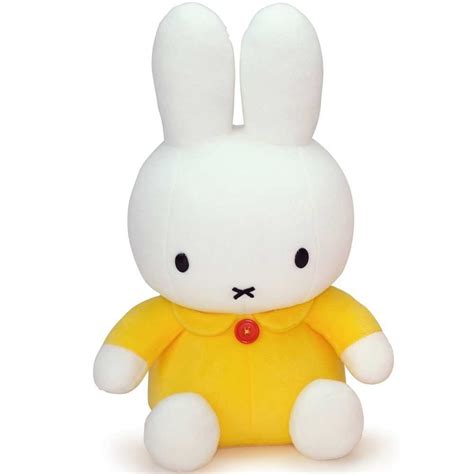 New Soft Stuffed Toy Yellow M Size Miffy Bunny Rabbit Animal Plush Doll ...