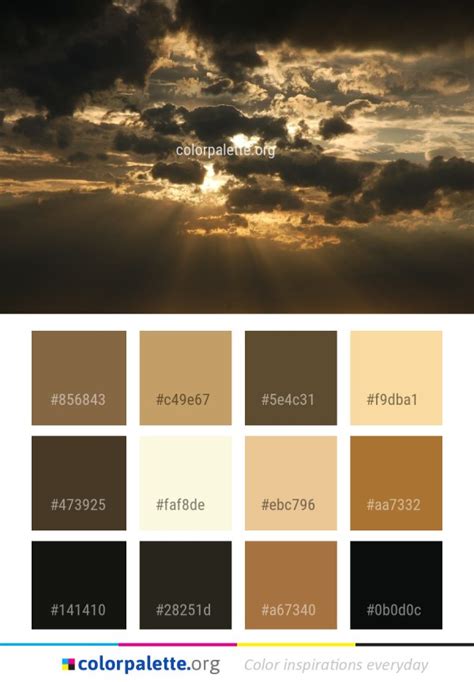 Sky Cloud Atmosphere Color Palette | colorpalette.org