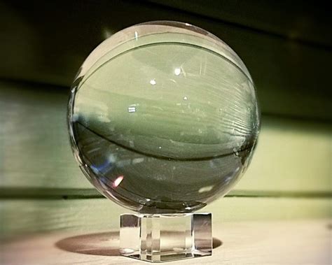 110mm Extra Large Crystal Ball, Clear Crystal Fortune Telling Ball, 4.3 ...