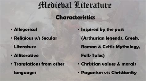 Medieval Literature: an overview