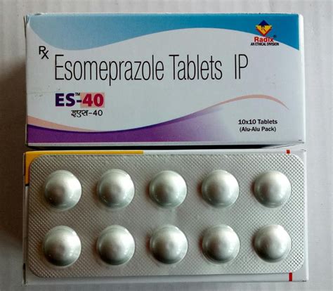 Esomeprazole Magnesium 40 Mg, For Anti Ulcer, Rs 20 /box Solitaire Pharmacia Private Limited ...