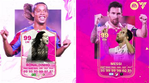 Messi and Ronaldinho EAFC 24 Futties cards : r/fifacardcreators