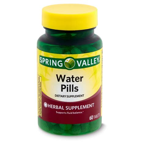 Spring Valley Water Pills Dietary Supplement, 60 count – Walmart Inventory Checker – BrickSeek