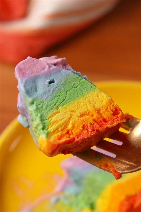 Best Rainbow Ice Cream Cake Recipe - How to Make Rainbow Ice Cream Cake