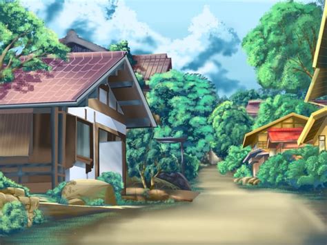 Draw a perfect scenery from landscape, anime background by Kipotraits | Fiverr