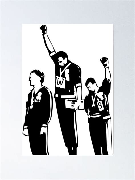 "1968 Olympics Black Power Salute" Poster for Sale by thehiphopshop | Redbubble