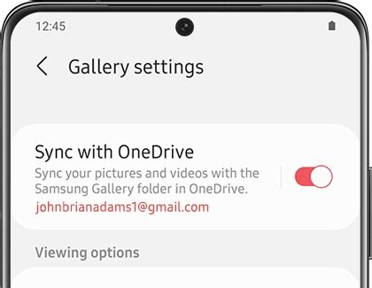 Sync your Gallery photos with OneDrive