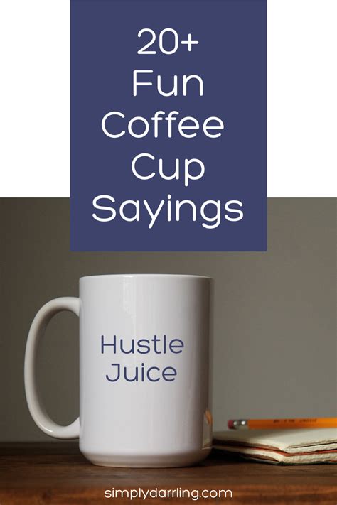 20+ Fun Coffee Cup Sayings