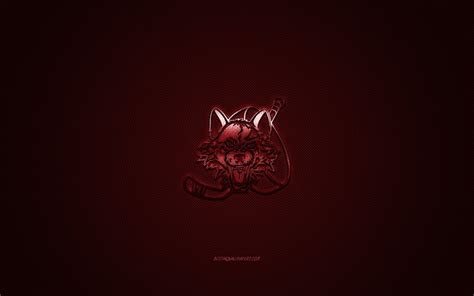 Download wallpapers Chicago Wolves, American hockey club, AHL, burgundy ...