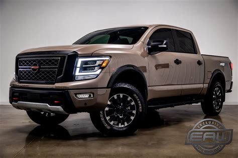 2022 Nissan Titan Pro-4x 6100 Miles Baja Storm Crew Cab Pickup Premium ...