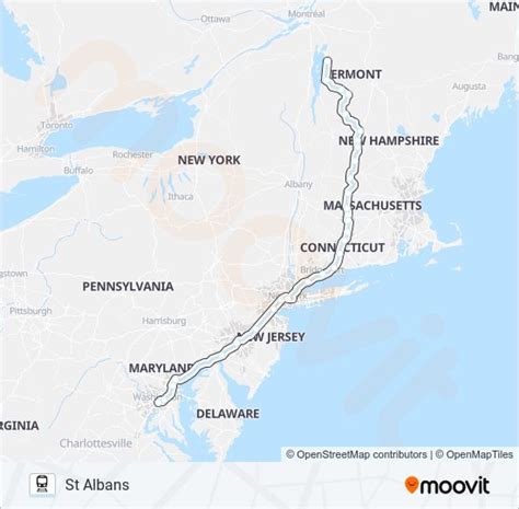 vermonter Route: Schedules, Stops & Maps - St Albans (Updated)