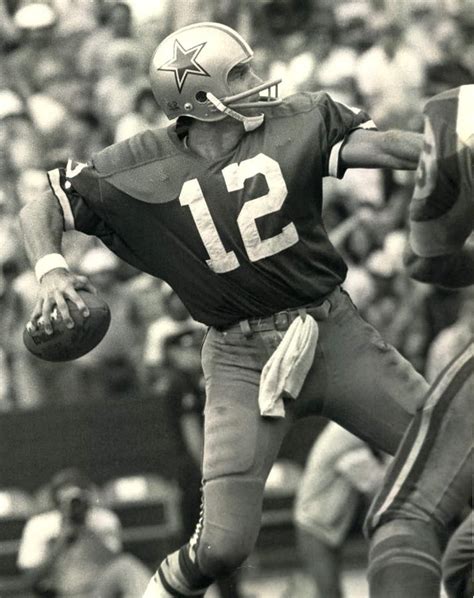 Roger Staubach Vintage Nfl Poster Photograph by Gianfranco Weiss