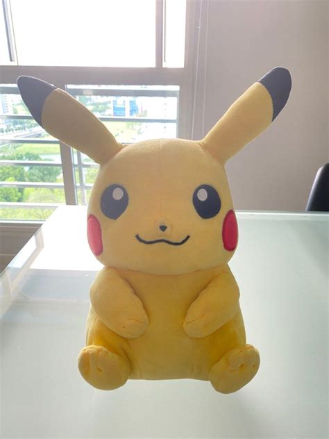 Pikachu Plushie, Hobbies & Toys, Toys & Games on Carousell