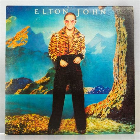 Elton John Caribou Album Mca/island Records 1974 Original Vintage Vinyl ...