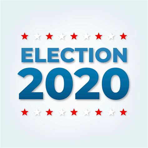 Election 2020 bold typography vector | Free Vector - rawpixel