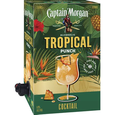 Captain Morgan Tropical Punch Cocktail Box 2l | Woolworths