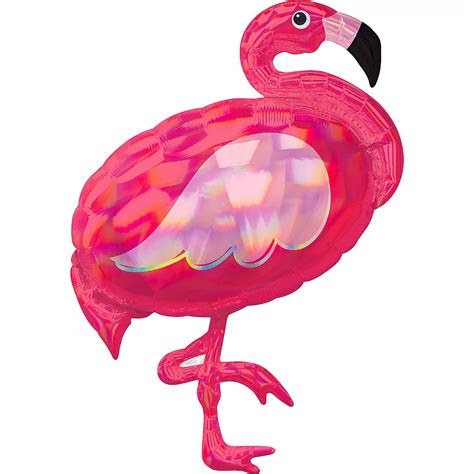 Giant Iridescent Flamingo Balloon 28in x 33in | Party City Canada