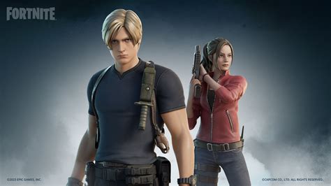 Leon S. Kennedy and Claire Redfield Are in the Fortnite Gaming Legends ...