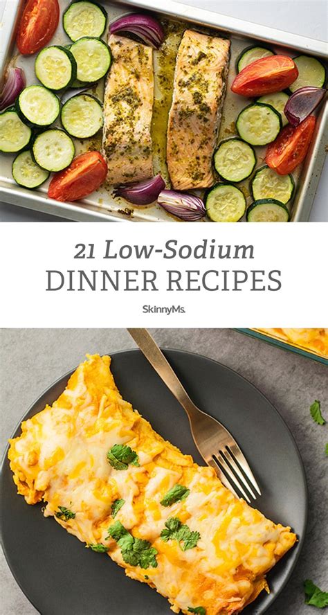 This Low Sodium Dinner Menu is Perfect for Weeknight Meals