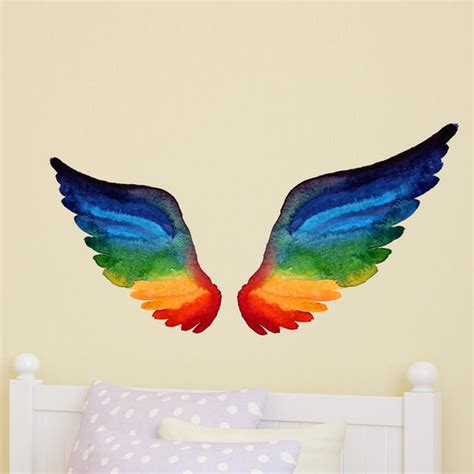 Large Angel Wings Wall Sticker - Interior Bedroom Wall Sticker / Decal – EskVinyl