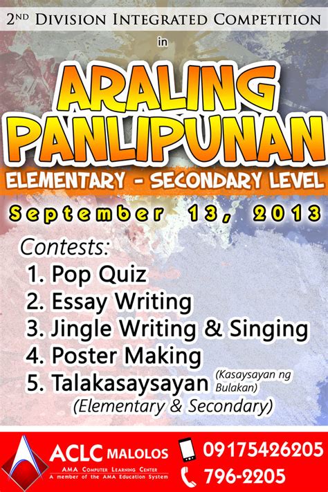 Araling Panlipunan at Technolympics 2013 Tarp by ayaldev on DeviantArt