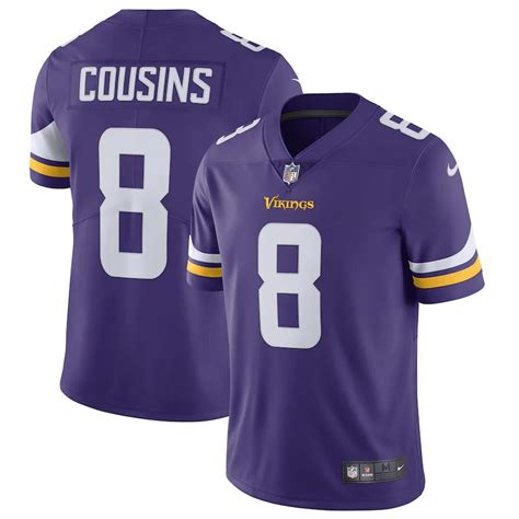 Men's Minnesota Vikings Kirk Cousins Nike Purple Vapor Untouchable ...